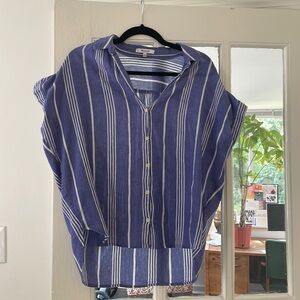 Madewell short sleeve cotton button down